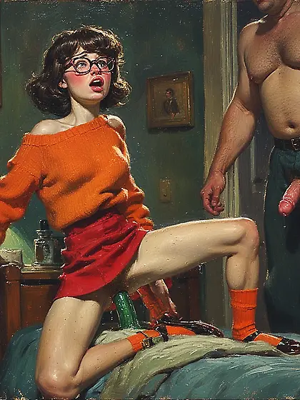 Velma caught with dildo