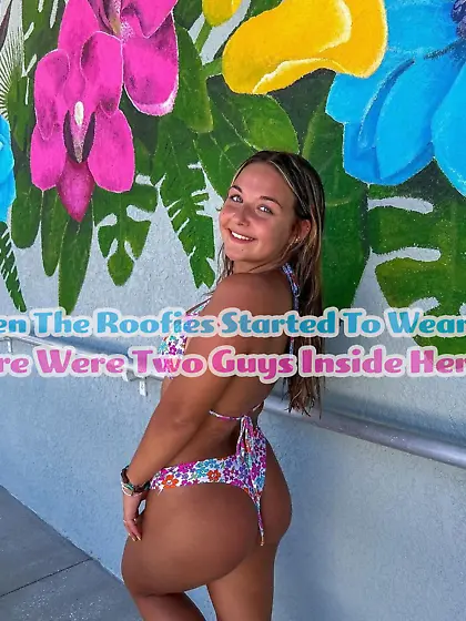 There were two guys in her ass