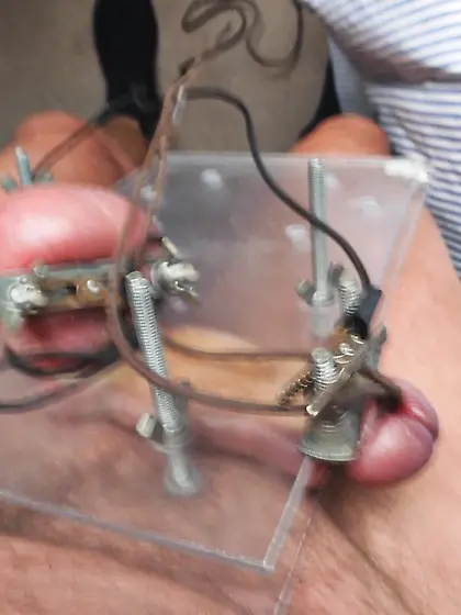 squash cock flat with electric cbt