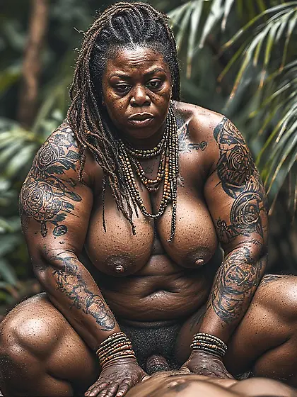 Young Asian Boy ends up with African Warrior