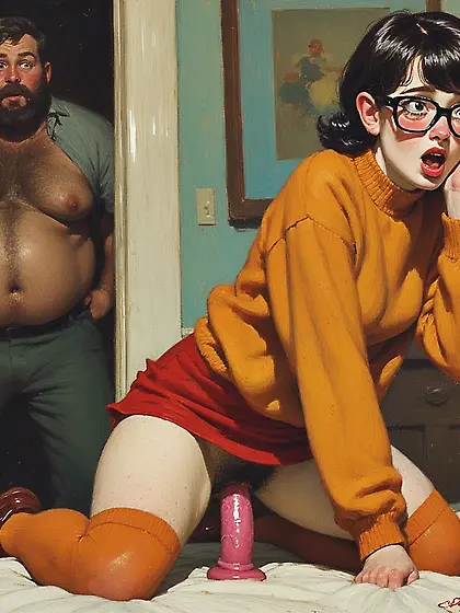 Velma caught with dildo