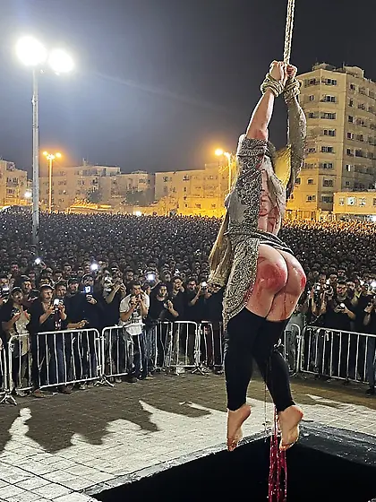 Prisoner of war being executed