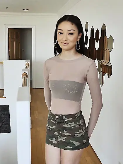 Stunning sexy czech brunette wearing lingerie