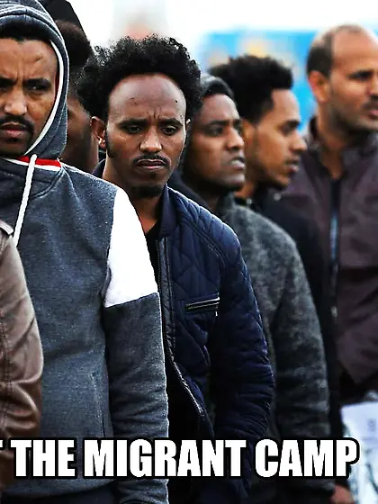 One day... at the migrant camp