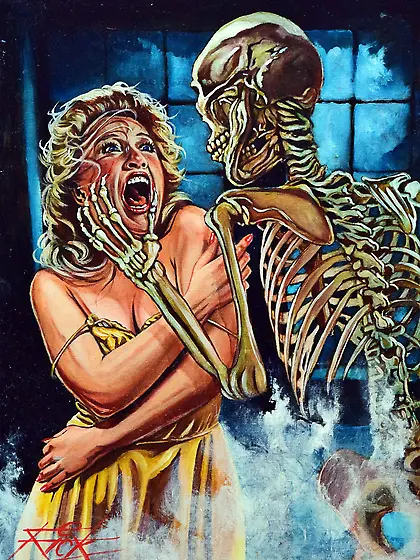 Pulp horror art
