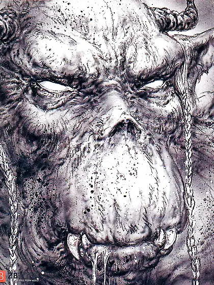 Them.  Drawn Porn Art 20 - The Hottie and the Brute