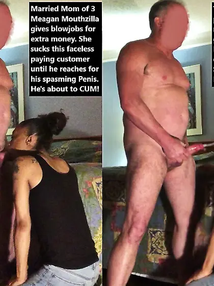 Faceless customer cums on Married Mom