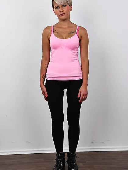 Pink panties bra pixie