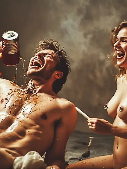 Sexy Women Lighting their Men Up!