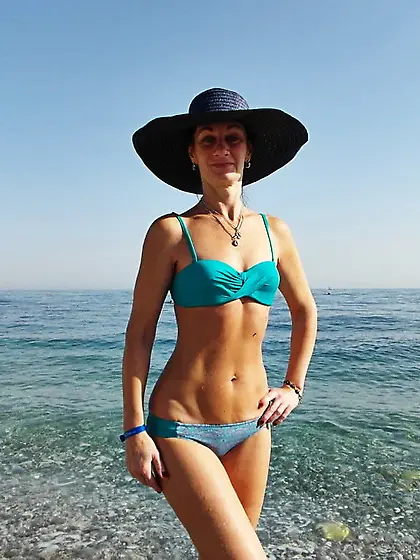 On beach of Alania,  Turkey