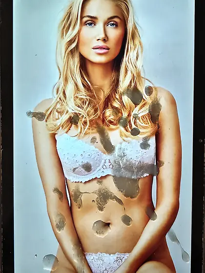 Norwegian Cathrin Prana Lingerie Cum Tribute