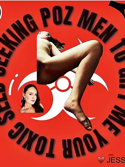 POZ me! Infect me - I love risky barebacking!