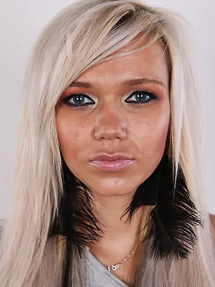 Sexy blonde legs butt