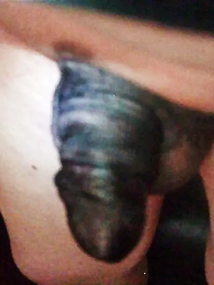 Little White Cock Colored Black