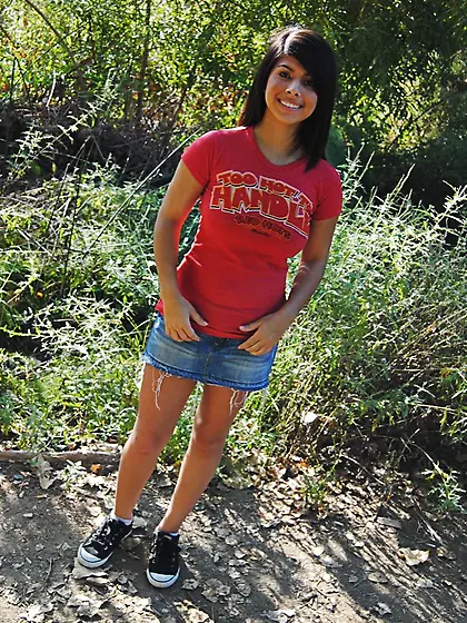 Precious has big tits that bust out of her...