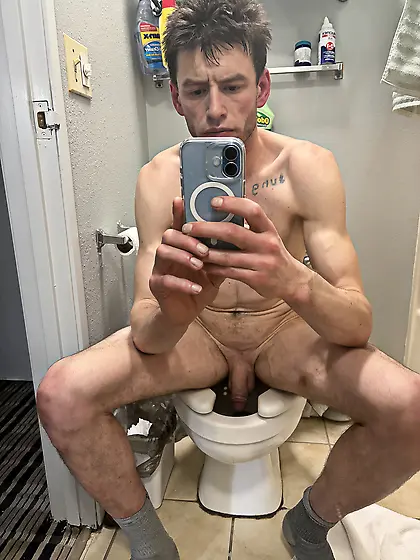 Looking.  Up at your white everything,  you should b