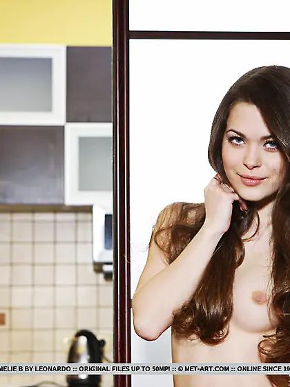 Hot young brunette wants to cook your dinner...