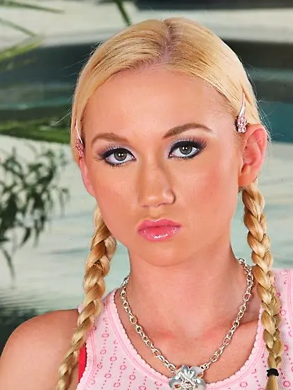 Braided blonde in pink panties riding a guy's massive boner