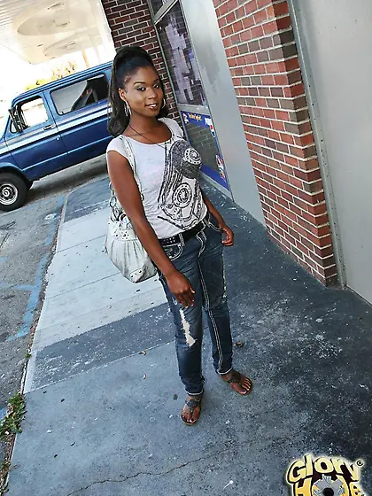 Black Candy Stick plunging into interracial fuck through the glo