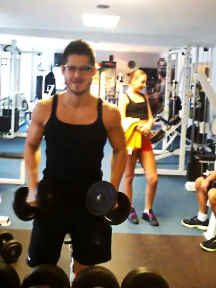 Excitingly slender brunette tiny