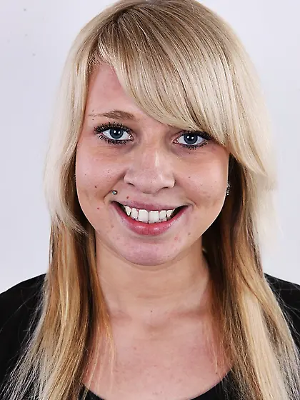 Teen shy blonde beauty