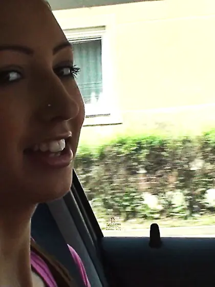 Busty skinny brunette screwed