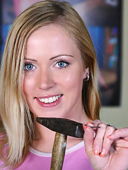 Two retired men share a nubile blonde teen