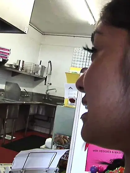 Horny deli owner fucks