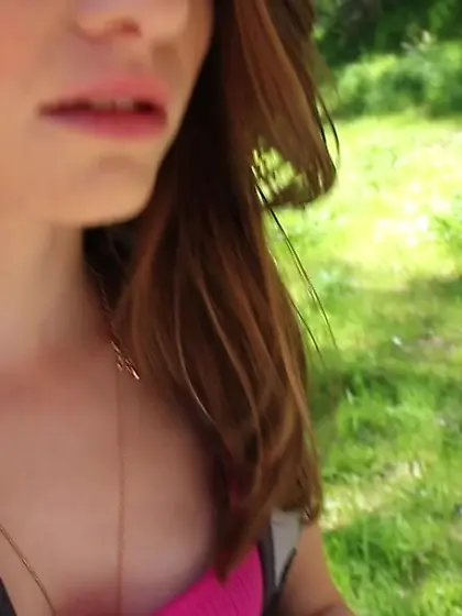 Sexy picnic brunette handsome