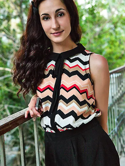 Curly brunette Elizabeth Jane is a perfect choice if you like sk