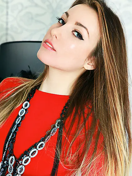 Naked high heels blonde