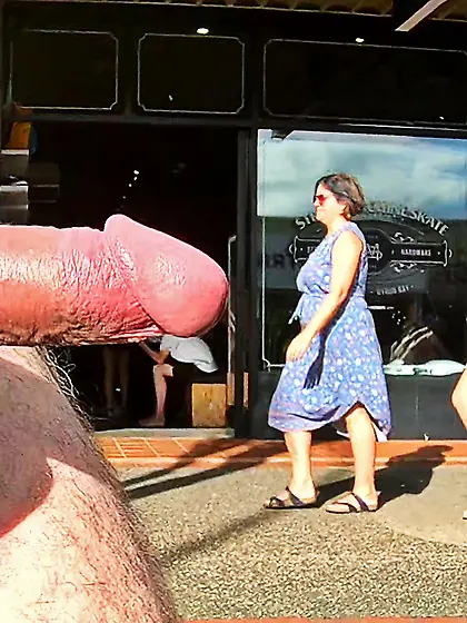 WNBR Byron Bay public erection sidewalk pleasure