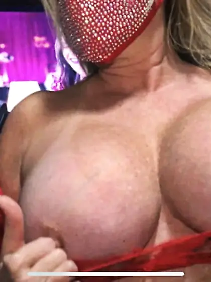 Super Busty Double G MILF in Fishnet