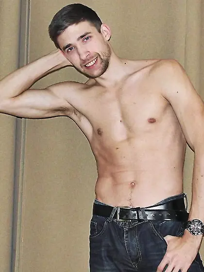 White young man soulen