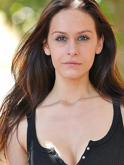 Naughty brunette takes thong