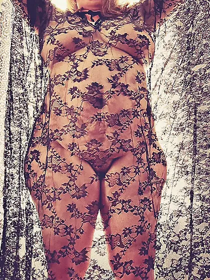 Nude Under Sheer Robe