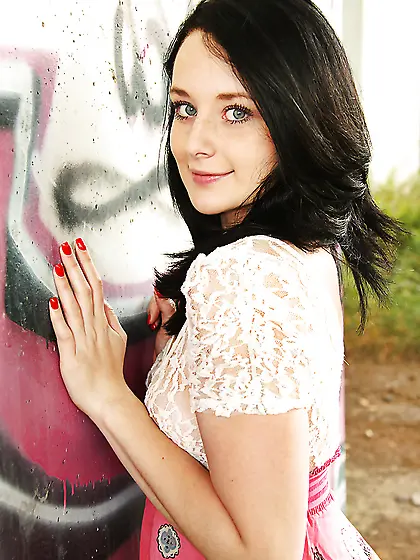 Naughty upskirt pussy