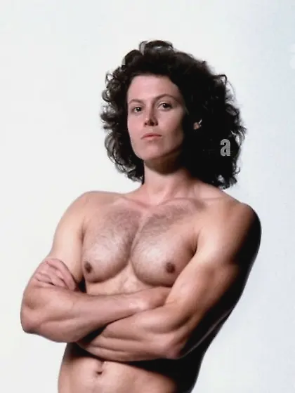 Sigourney weaver as a man