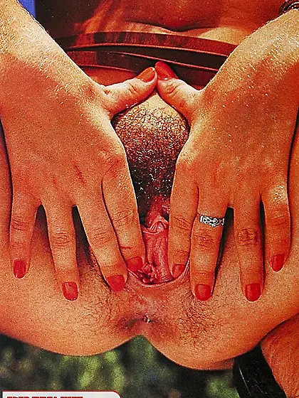 Short haired blonde black