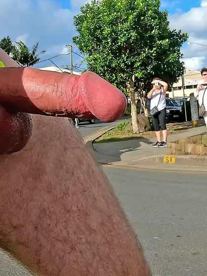 WNBR Byron Bay publlic erection crosses a street
