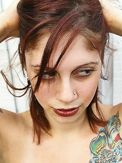 Cutie teen with large natural boobs showing...