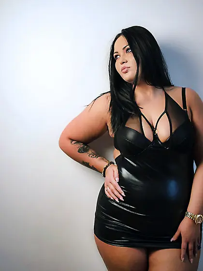 White teen black hair