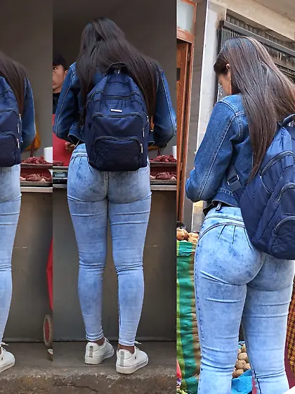 A nice ass on the street,  would you fuck her?