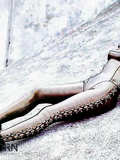 Excellent ladies wear leather or spandex