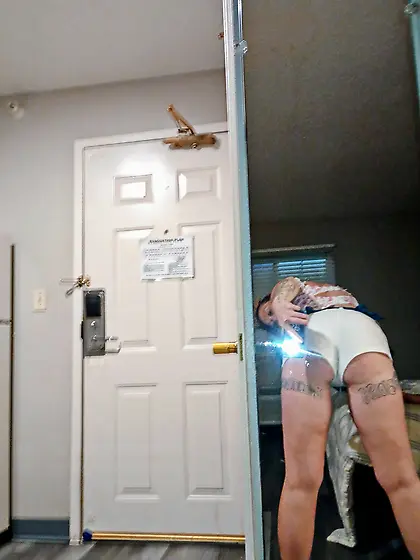 kendra Joe bend over before first ever gang bang