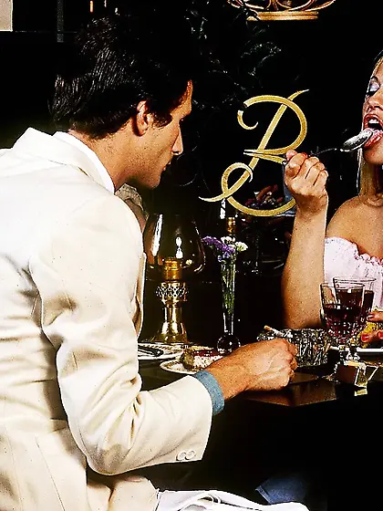 Alluring blonde wearing pink