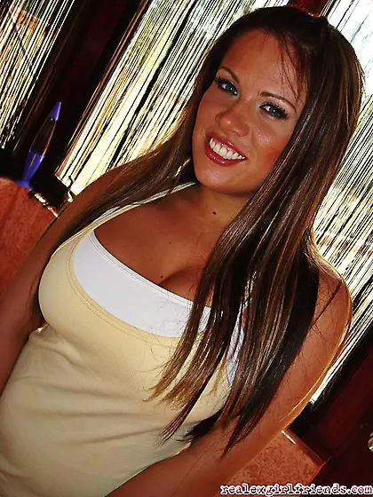 This porn goddess with large naturals shows off and gets dirty w