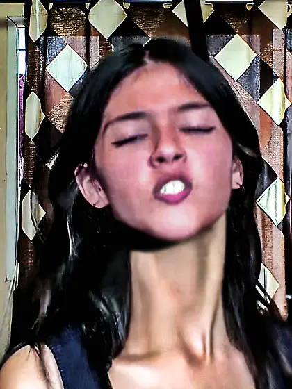 A nicely stretched neck