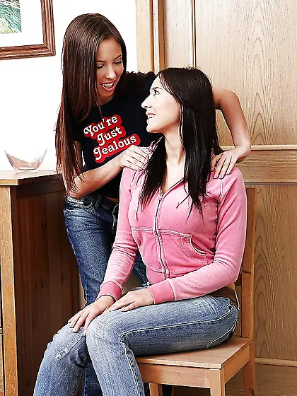 Teen lesbian big tits toys