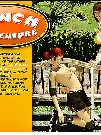 Bench adventure public sex